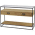Libra Kempsey Fir Wood And Iron Console Table